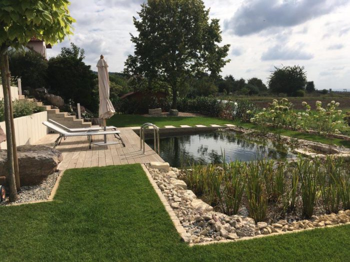 Schwimmteich oder Pool Grüner Wohnraum
